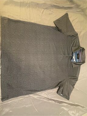 Men's Heather Gray Performance Polo - Classic Short Sleeve